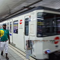 At the Barcelona metro