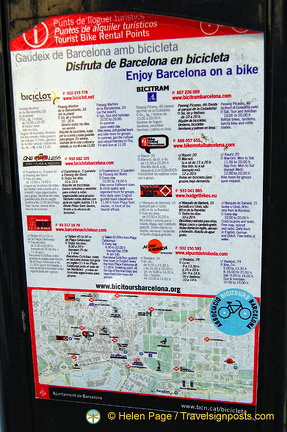 Information on cycling in Barcelona