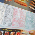 The huge range of sandwiches at Conesa