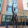 Statue of a young conductor