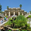 The grand staircase to Parc Guell
