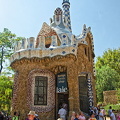 This main entrance pavilion is the Parc Güell  shop