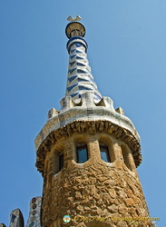 Another amazing feature of Gaudi architecture