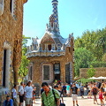 That's Tony - sad to be leaving Parc Güell