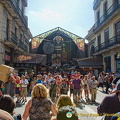 Crowds at La Boqueria, the most popular Barcelona market
