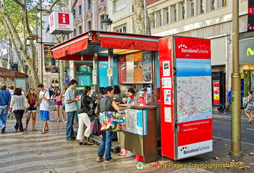 Barcelona Turisme kiosk