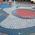Joan Miro pavement mosaic