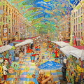 An artist's impression of Las Ramblas