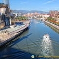 The Guggenheim Bilbao sits on the Nervión River