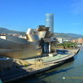 The Guggenheim looks like a ship on water