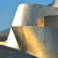 Guggenheim Bilbao: The reflective titanium panels are intended to look like fish scales