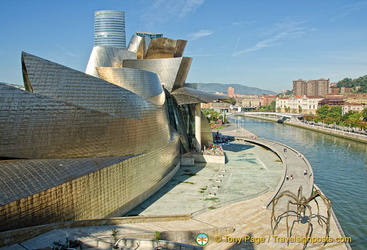 Guggenheim Bilbao by the Nervion River