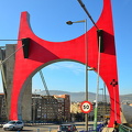 Guggenheim Bilbao: Red Arches on La Salve Bridge