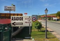 Entrance to Meson del Asador 