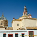 The beautiful Baroque dome is the main feature of San Pedro Carmona