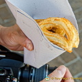 Tony trying some churros