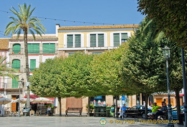 A view of the Plaza de San Fernando