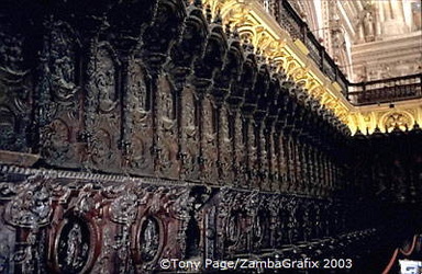 Ornate Cathedral Choir Stalls