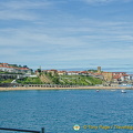 Malkorbe Beach, close to the port and Mount San Anton.