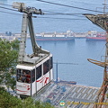 Gibraltar port and cable car