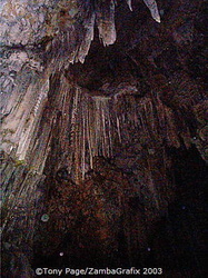 The cave consists of an Upper Hall with 5 connecting passages
