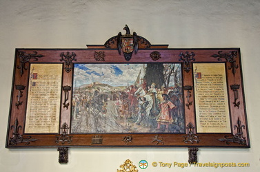 Artwork from the Capilla Ral