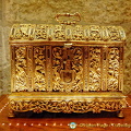 Capilla Real:  Gold chest in the Sacristy Museum