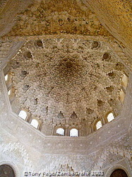 Elaborate stucco work typifies the Nasrid style of architecture