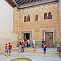 Façade of Comares: The Façade separates the administrative and public sectors from the private.