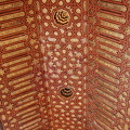 Façade of Comares:  See the intricate ceiling carving