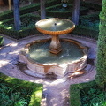 One of the many water fountains