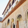 Arcades surrounding the Patio de Arrayanes
