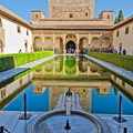 Patio de los Arrayanes: This pool plays an important part in the Comares Palace