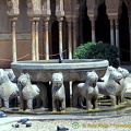 Patio de los Leones: The famous lion fountain in the Palace of the Lions