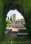 Through every arch, there is an interesting picture