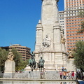 Monument to Cervantes with Don Quixote and Sancho Panza