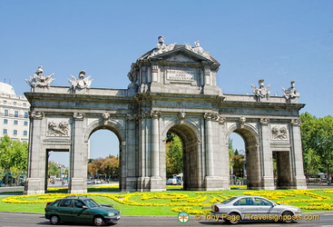 Puerta de Alcala - a former gateway into the city