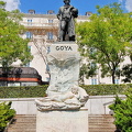 Statue of Goya next to the Prado Museum