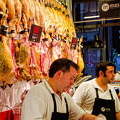 A serious jamon shop