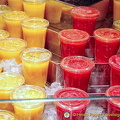 Refreshing fresh fruit juice