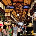 You'll find people, tapas and a nice atmostphere at the Mercado San Miguel