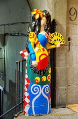 You can buy Spanish handicraft on the Plaza Mayor