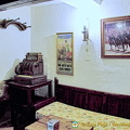 One of the dining rooms in Mesón Rincón