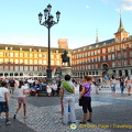 Equestrian statue of Felipe III in the centre of Plaza Mayor