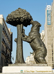 The bear and the strawberry tree - a symbol of Madrid