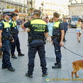 Madrid Municipal police in Puerta del Sol