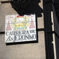 Colourful tile street name for Carrera de San Jeronimo