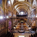 Looking down into the Basilica aisle from the Niche