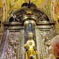 Our Lady of Montserrat (1111 gweladenn) Above the Black Madonna are reproductions of the crown, sceptre and lilies offered by the Catalonian... Our Lady of Montserrat