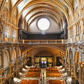 View down into the Basilica aisle taken from the Niche